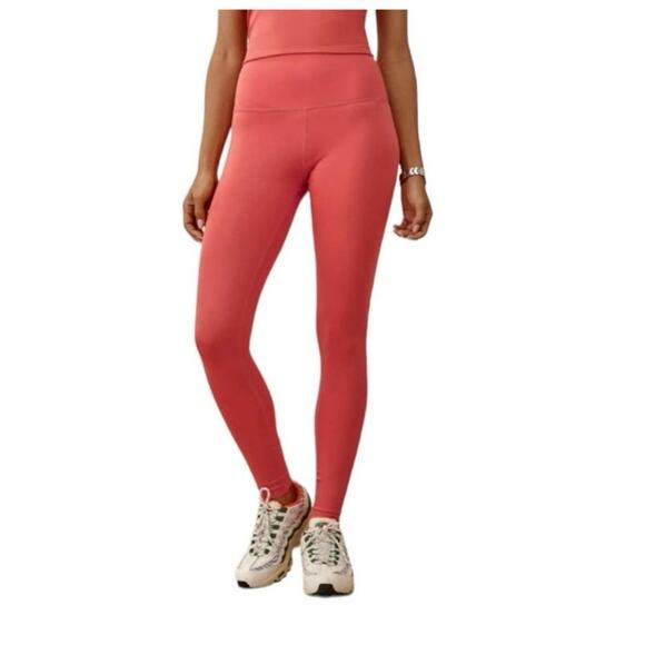 NEW-NWT Reformation EcoMove High-Rise Leggings Hot Coral 1X - Picture 1 of 5